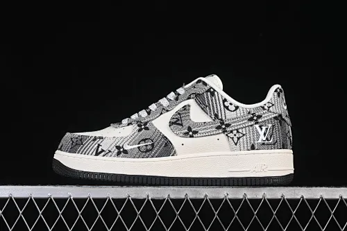 All categories Nk Air Force 1 Air Force series Nk Air Force 1 Low Air Force low-top Nike Air Force 1'07 Low LV joint gray floral cloth Air Force 1 low-top casual sneakers DF0188-077
